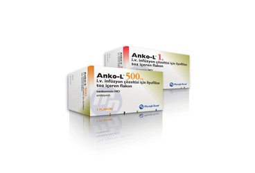 ANKO-L 1 G IV infüzyon çözeltisi için liyofilize toz içeren 1 flakon kutu görseli