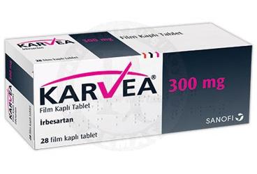 KARVEA 300 mg 28 film kaplı tablet {Sanofi-Synthelabo} kutu görseli