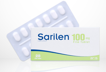 SARILEN 100 mg 28 film tablet kutu görseli