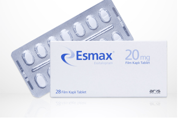 ESMAX 20 mg 28 film tablet kutu görseli