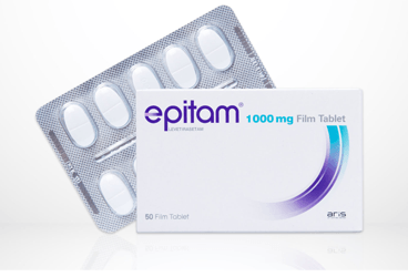 EPITAM 1000 mg 50 film tablet kutu görseli