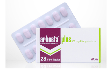 ARBESTA PLUS 300 mg/25 mg 90 film tablet kutu görseli