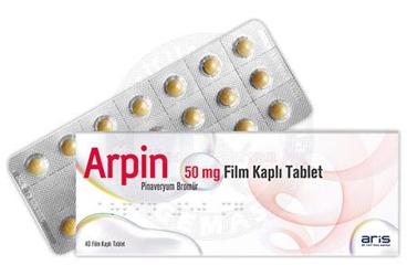 PINASPAZ 50 mg film kaplı tablet (40 tablet) kutu görseli