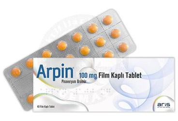 ARPIN 100 mg film kaplı tablet (40 adet) kutu görseli