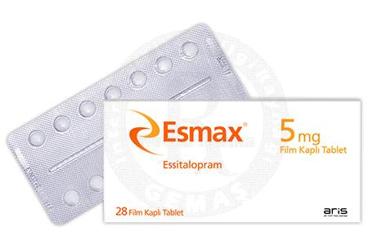 ESMAX 5 mg film kaplı tablet (28 film tablet) kutu görseli