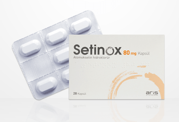 SETINOX 80 mg kapsül (28 kapsül) kutu görseli