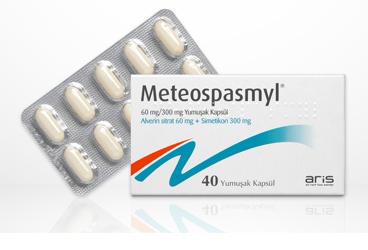 METEOSPASMYL 60 mg/300 mg yumuşak kapsül kutu görseli