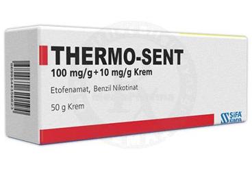 THERMO-SENT 100 mg/G + 10 mg/G krem (50 G) kutu görseli