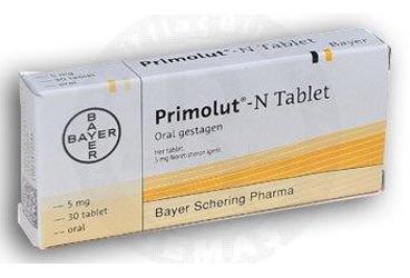 PRIMOLUT-N 5 mg 30 tablet {Schering} kutu görseli