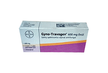 GYNO-TRAVOGEN 600 mg 1 ovül {Schering} kutu görseli