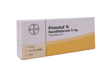 PRIMOLUT-N 5 mg 30 tablet { Bayer } kutu görseli