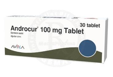 ANDROCUR-100 30 tablet kutu görseli
