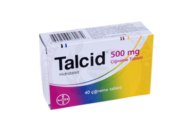 TALCID 0.5 gr 40 çiğneme tableti kutu görseli