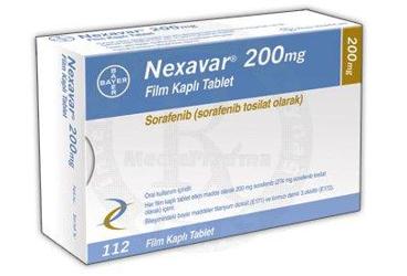NEXAVAR 200 mg 112 film tablet kutu görseli