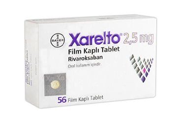 XARELTO 2.5 mg 56 tablet kutu görseli