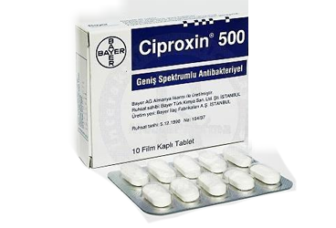 CIPROXIN 500 mg 10 tablet kutu görseli