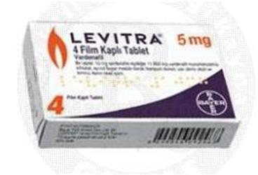LEVITRA 5 mg 4 film tablet kutu görseli