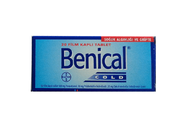 BENICAL COLD 20 film tablet kutu görseli