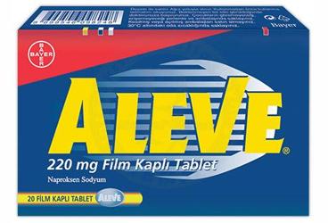 ALEVE 220 mg 20 film tablet { Bayer } kutu görseli
