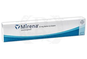 MIRENA rahim içi sistem kutu görseli