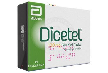 DICETEL 100 mg 80 film tablet kutu görseli