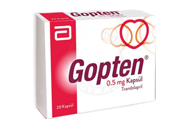 GOPTEN 0.5 mg 20 kapsül kutu görseli