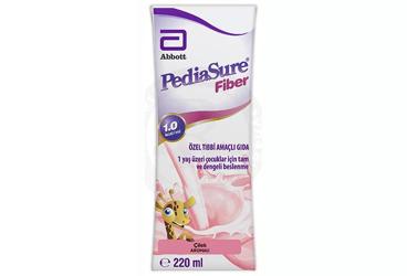 PEDIASURE FIBER çilek aromalı 220 ml kutu görseli