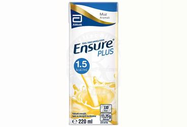 ENSURE PLUS muz aromalı 220 ml şişe kutu görseli