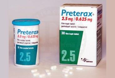 PRETERAX 2.5/0.625 mg 30 film kaplı tablet kutu görseli