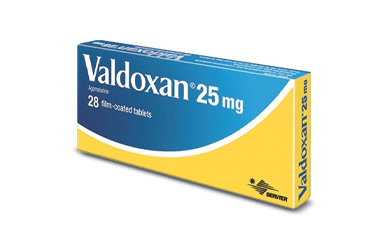 VALDOXAN 25 mg 28 film kaplı tablet kutu görseli