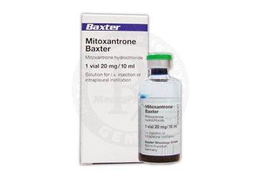 MITOXANTRONE BAXTER 20 mg/10 ml 1 flakon kutu görseli