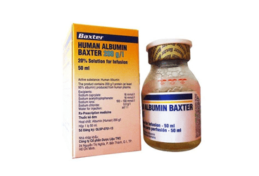 HUMAN ALBUMIN %20 100 ml 1 flakon kutu görseli