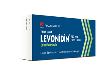 LEVONIDIN 750 mg 7 film tablet {8699559090581} kutu görseli