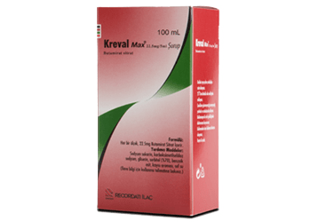 KREVAL MAX 22.5 mg/ 5 ml şurup 100 ml kutu görseli