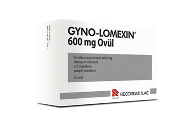 GYNO-LOMEXIN 600 mg 2 ovül {8699559900019} kutu görseli