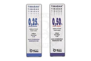 TIMABAK % 0.25 5 ml göz damlası kutu görseli