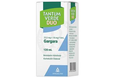 TANTUM VERDE DUO %0.15 / %0.12 oral sprey. çözelti kutu görseli