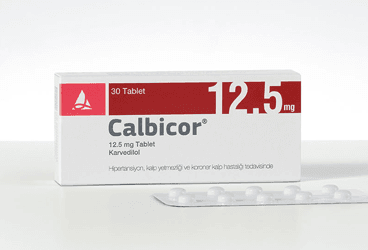 CALBICOR 12.5 mg 90 tablet kutu görseli