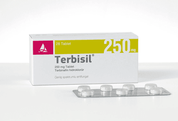 TERBISIL 250 mg 14 tablet kutu görseli