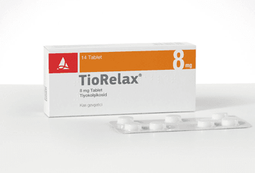 TIORELAX 8 mg 20 tablet kutu görseli