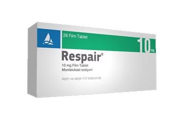 RESPAIR 10 mg 28 film kaplı tablet kutu görseli