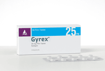 GYREX 25 mg 60 film tablet kutu görseli