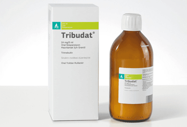 TRIBUDAT 24 mg/5 ml oral sus. haz. için granül 250 ml kutu görseli