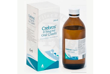 CREBROS 0.5 mg/ml 200 ml oral çözelti kutu görseli