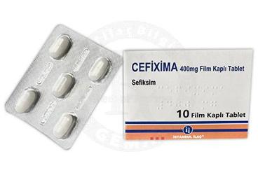 CEFIXIMA 400 mg film kaplı tablet (10 tablet) kutu görseli