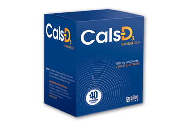 CALS-D3 1000 mg/880 IU 40 efervesan tablet kutu görseli