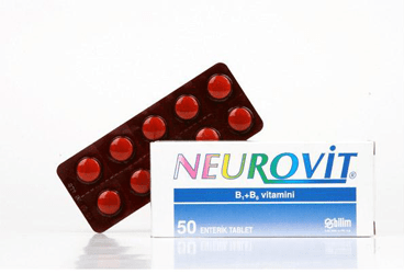 NEUROVIT 50 enterik tablet kutu görseli