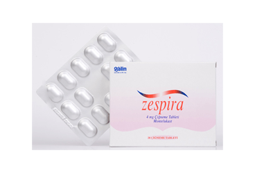 ZESPIRA 4 mg 28 çiğneme tableti kutu görseli