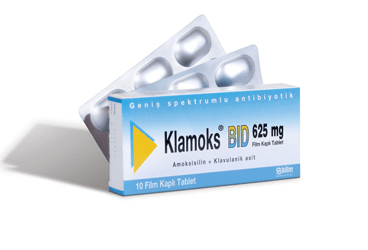 KLAMOKS 625 mg 15 tablet kutu görseli