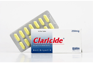 CLARICIDE 250 mg 14 tablet kutu görseli